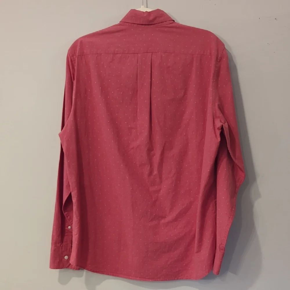 J. Crew Men's Button-Down Shirt Classic‎ Red size Medium